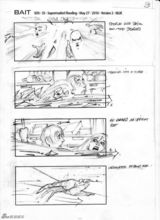 高清图：《大海啸之鲨口逃生》手绘剧本曝光