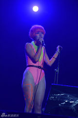 组图：张北音乐节第二日遇雷雨 汪峰Orbital献唱