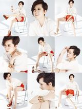 组图：海清登杂志封面 “粉红女郎”展率性真我