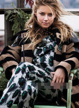 组图：德普女友艾梅柏杂志大片 裤装演绎中性风