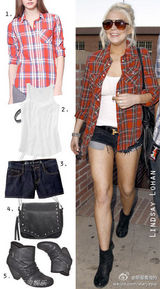 组图：明星爱街拍第一期 初秋装扮VS时装周