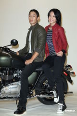 组图：吴建豪和女友感情稳定 与安心亚首合作广告