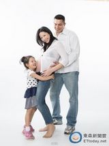 组图：43岁人妻丁宁全裸孕妇写真S曲线火辣