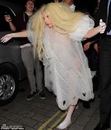 组图：雷帝GAGA全裸穿白纱透视裙两点全露