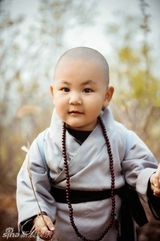 组图：郑州版少林小子神似王诗龄 萌翻众网友
