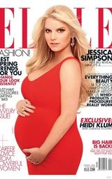 组图：杰西卡辛普森挺大肚全裸拍杂志秀恩爱