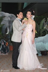 组图：吕慧仪结婚秀钻戒 陈志云等好友到场庆贺