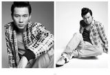 高清组图：美型男陈思成李晨拍双子写真 飞机头引领时尚