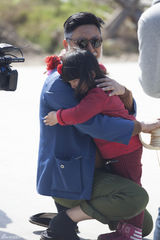 组图：《爸爸》变身大咖秀 张亮惊艳造型闪瞎眼