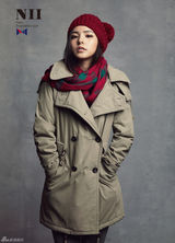 高清图：韩星闵孝琳冬季色彩写真展八面魅力