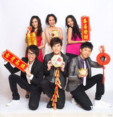 幻灯图：阿娇古巨基拜大年 祝愿网友虎年红红火火