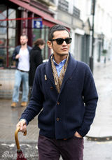 组图：黄晓明英国时尚之旅购物篇 改造父亲穿衣观