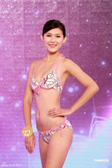组图：国际华裔小姐泳衣彩排 五号佳丽获选友谊小姐