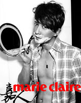 组图：韩庚《嘉人》大片 玫瑰香槟演绎完美情人