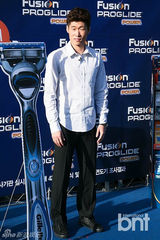 组图：韩国球星朴智星出席某品牌活动签名会