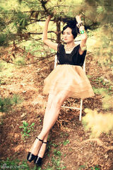 组图：于越化身森林精灵尽显妖娆身姿