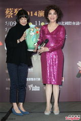 组图：蔡琴开唱猛操小腹 练马甲线向Jolin看齐