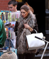 高清组图：纽约名媛奥利维亚-巴勒莫和男友现身