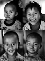 高清图：姚晨探访十口之家 倾听难民经历难抑悲伤