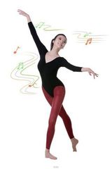 组图：张璇拍摄芭蕾写真 舞蹈精灵显现完美身材