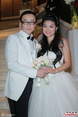 组图：黄百鸣子大婚众星出席 林峰吴千语恩爱