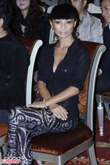 组图：白灵现身京城露半球助阵檀冰《致命合约》