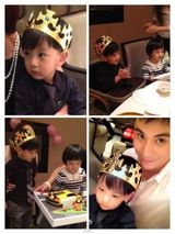 组图：最帅潮爸萌娃走红 潮萌不输林志颖父子