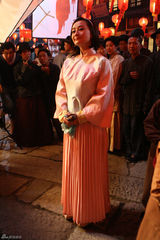 高清图：陈德容《下辈子还嫁给你》横店探班