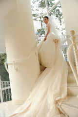 高清组图：高蓓蓓金秋十月完婚 草坪婚礼温馨浪漫