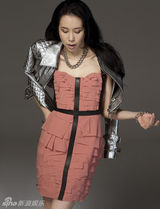 高清图：莫文蔚时尚写真登封面 展现霸道性感