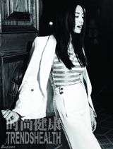 组图：姚晨华丽登《时尚健康》分享慈善爱情观