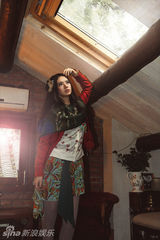 幻灯：戚薇华丽变身异域女郎 打造别样风味