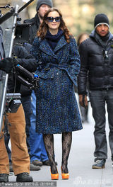 组图：布莱克拍《绯闻》遭风吹 莉顿与艾德再续前缘