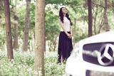 组图：宁露登汽车杂志 清新诠释香车美人