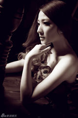 组图：秦丽柔情似水 红白玫瑰绽放花样年华