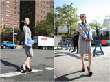 组图：霍思燕亮相纽约时装周 连赴两秀展百变功力 