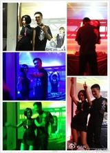 组图：小S夫妇为小女办“黑色中国风”满月派对