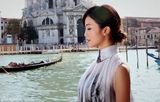 高清组图：阿Sa(蔡卓妍)威尼斯水城初体验