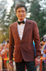 组图：《精忠岳飞》将播 黄晓明拄拐亮相红毯