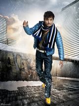 组图：耿乐登杂志扮演城市猎手 生活展露平常心