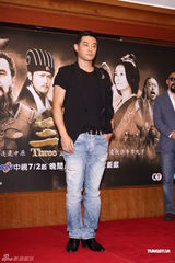 组图：《三国》主演台湾宣传 何润东佩服陈建斌