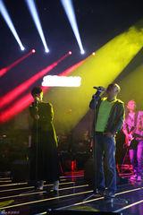 组图：曝我是歌手彩排照 林志炫萧敬腾激情对唱