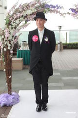 组图：陈豪陈茵媺预演婚礼 工作为先不急结婚