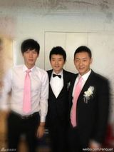 组图：林丹携伴郎团迎亲受阻 携手大跳四小天鹅