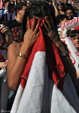 幻灯图:巴拉圭乳神里克尔梅汹涌回归 球队失利落泪