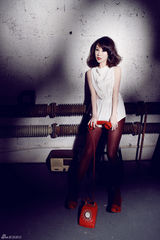 高清图：祖海最新写真曝光 红唇性感上演火辣诱惑