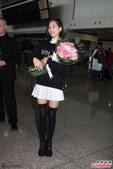 组图：日模水原希子访港 或与Angelababy吃饭