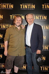 组图：斯皮尔伯格彼得杰克逊宣传《丁丁历险记》