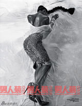 组图：吉克隽逸登《男人装》 皮肤乌黑油亮