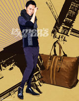 高清图：秦昊拍写真展型男魅力 动感演绎时尚达人